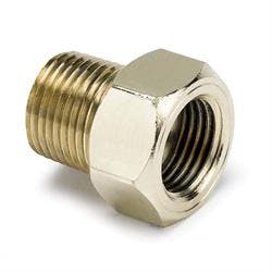 AutoMeter 2263 Temp. Gauge Probe Adapter Fitting,Brass 3/8 NPT