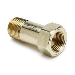 AutoMeter 2271 Temp. Sender Adapter Fitting,Brass,3/8 In. NPT