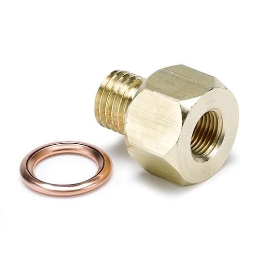 AutoMeter 2277 Temperature Sender Adapter Fitting,1/8 NPTM12x1.5