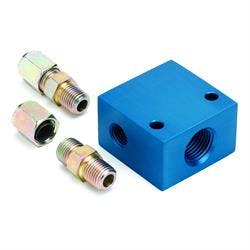 AutoMeter 2286 Transmission Temp. Gauge Manifold Adapter, 3/8