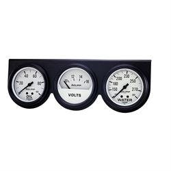AutoMeter 2327 AutoGage Mechanical 3 Gauge Console,Oil/Water/Volt