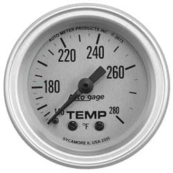 AutoMeter 2335 Auto Gage Mechanical Water Temperature Gauge