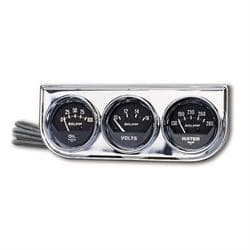 AutoMeter 2349 AutoGage Mechanical 3 Gauge Console,Oil/Water/Volt