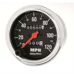 AutoMeter 2492 Traditional Chrome Mech Speedometer, 120 MPH,3-3/8