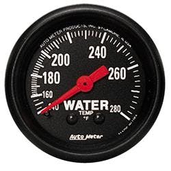 AutoMeter 2605 Z-Series Mechanical Oil Press. Gauge,200PSI,2-1/16