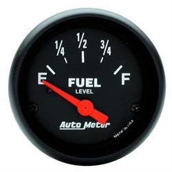 AutoMeter 2643 Z-Series Air-Core Fuel Level Gauge, 2-1/16 Inch