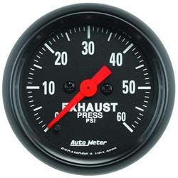AutoMeter 2672 Z-Series Digital StepperMotor Exhaust Press. Gauge