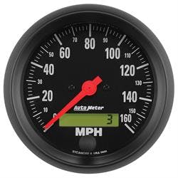 AutoMeter 2688 Speedo Gauge, 3 3/8 Inch, 160MPH, Electric Program