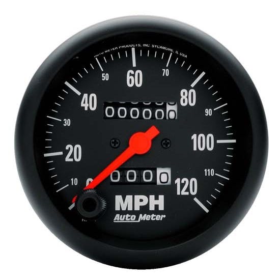 AutoMeter 2692 Z-Series Mechanical Speedometer,120 MPH,3-3/8 Inch