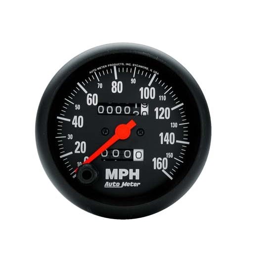 AutoMeter 2694 Z-Series Mechanical Speedometer,160 MPH,3-3/8 Inch