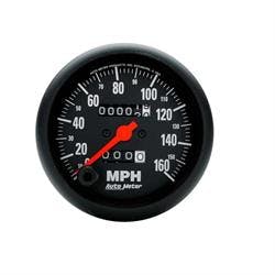 AutoMeter 2694 Z-Series Mechanical Speedometer,160 MPH,3-3/8 Inch