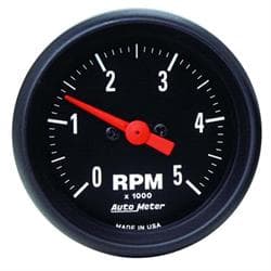 AutoMeter 2697 Z-Series Air-Core In-Dash Tach, 5k RPM,2-1/16 Inch