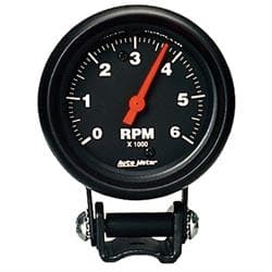 AutoMeter 2891 Z-Series Air-Core Pedestal Tach, 6k RPM,2-5/8 Inch
