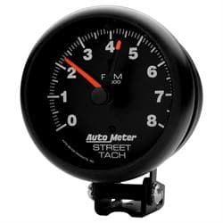AutoMeter 2893 Traditional Chrome Air-Core Pedestal Tach,8k,2-5/8