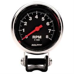 AutoMeter 2893 Traditional Chrome Air-Core Pedestal Tach,8k,2-5/8