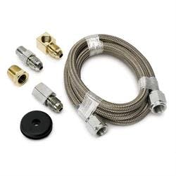 AutoMeter 3227 Stainless Line Kit for Press. Gauges, -4 AN,3 FT