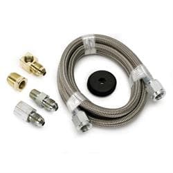 AutoMeter 3229 Stainless Line Kit for Press. Gauges, -4 AN,4 FT
