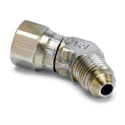AutoMeter 3273 Press. Gauge Elbow Adapter Fitting,45 Degree,-4AN