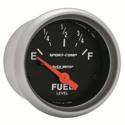 AutoMeter 3314 Sport-Comp Air-Core Elec. Fuel Level Gauge,2-1/16
