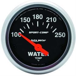 AutoMeter 3337 Sport-Comp Air-Core Water Temperature Gauge
