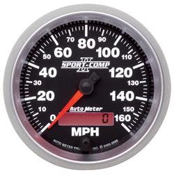 AutoMeter 3688 Speedo Gauge, 3 3/8 Inch, 160MPH, Electric II