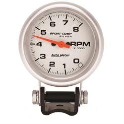 AutoMeter 3707 Ultra-Lite Air-Core Pedestal Tach, 8k RPM, 2-5/8