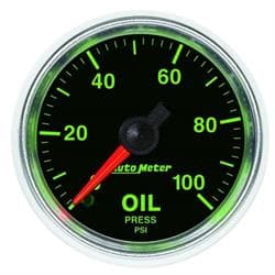 AutoMeter 3821 GS Mechanical Oil Press. Gauge, 2-1/16 Inch