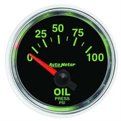 AutoMeter 3827 GS Air-Core Oil Press. Gauge, 2-1/16 Inch