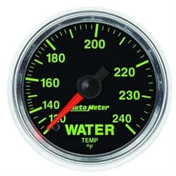 AutoMeter 3832 GS Mechanical Water Temperature Gauge, 2-1/16 Inch