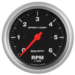 AutoMeter 3995 Sport-Comp Mechanical Speedometer, 160 MPH, 5 Inch