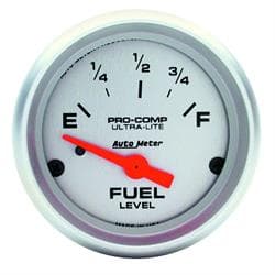 AutoMeter 4312 Ultra-Lite Mechanical Fuel Press. Gauge, 2-1/16