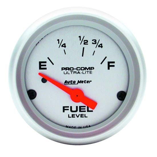 AutoMeter 4315 Ultra-Lite Air-Core Fuel Level Gauge, 2-1/16 Inch