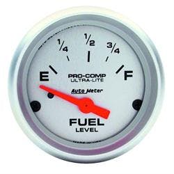 AutoMeter 4319 Ultra-Lite Air-Core Fuel Level Gauge, 2-1/16 Inch