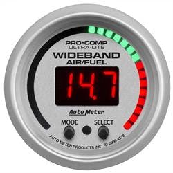 AutoMeter 4397 Ultra-Lite AFR Gauge,2-1/16,6:1-20:1,Flat