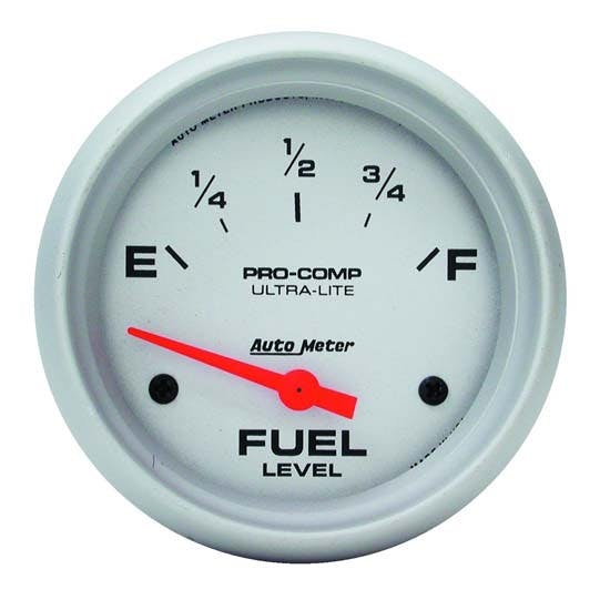 AutoMeter 4414 Ultra-Lite Air-Core Fuel Level Gauge, 2-5/8 Inch