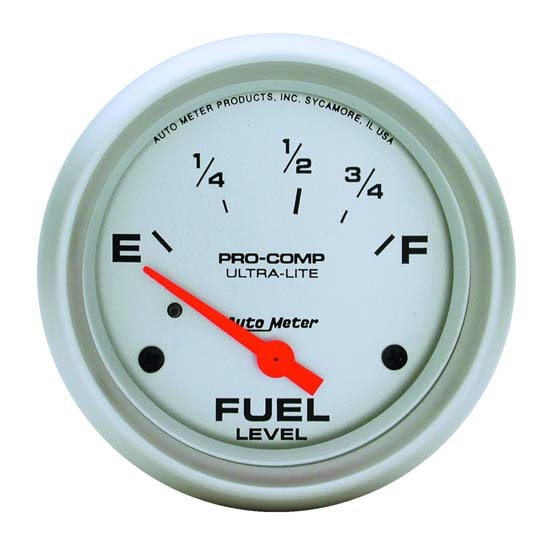 AutoMeter 4415 Ultra-Lite Air-Core Fuel Level Gauge, 2-5/8 Inch