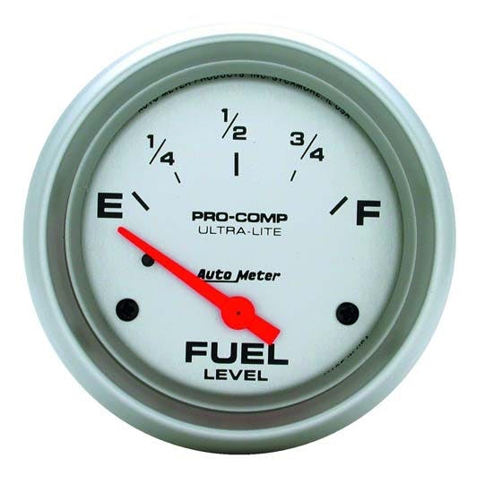 AutoMeter 4416 Ultra-Lite Air-Core Fuel Level Gauge, 2-5/8 Inch