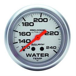 AutoMeter 4433 Ultra-Lite Mechanical Water Temp. Gauge, 2-5/8