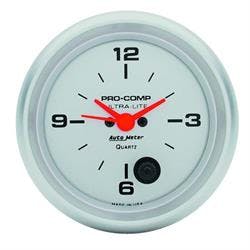 AutoMeter 4485 Ultra-Lite Quartz Clock Gauge, 2-5/8 Inch