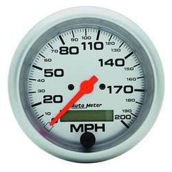 AutoMeter 4486 Ultra-Lite Air-Core Speedometer,200 MPH,3-3/8 Inch