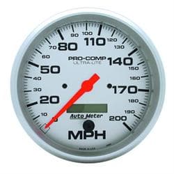 AutoMeter 4490 Ultra-Lite Air-Core Speedometer, 200 MPH, 5 Inch