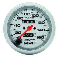 AutoMeter 4493 Ultra-Lite Mechanical Speedometer, 160 MPH 3-3/8