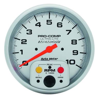 AutoMeter 4494 Ultra-Lite Air-Core In-Dash Tach, 10k RPM, 5 Inch