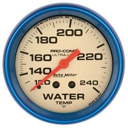 AutoMeter 4532 Ultra-Nite Mechanical Water Temperature Gauge