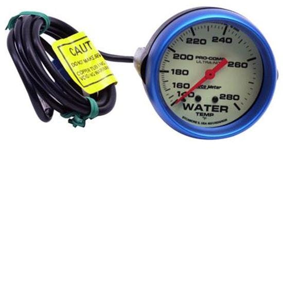 AutoMeter 4535 2-5/8 Inch Water Temperature Gauge,Ultra-Nite Glow