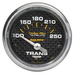 AutoMeter 4757 Carbon Fiber Air-Core Transmission Temp. Gauge