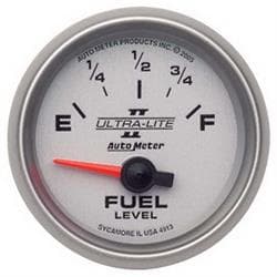 AutoMeter 4913 Ultra-Lite II Air-Core Fuel Level Gauge, 2-1/16