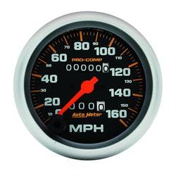 AutoMeter 5153 Speedo Gauge, 3 3/8 Inch, 160MPH, Pro-Comp
