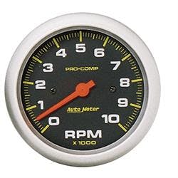 AutoMeter 5161 Tach Gauge, 3 3/8 Inch, 10K RPM, In-Dash, Pro-Comp