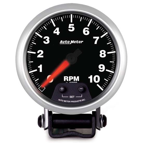 AutoMeter 5690 Elite Air-Core Pedestal Tachometer, 3-3/4 Inch